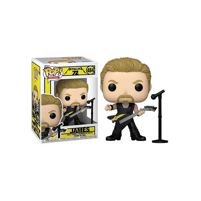 la Figurine pop! Metallica : 72 seasons James (N° 484) est en stock au magasin ciel rouge à Dijon