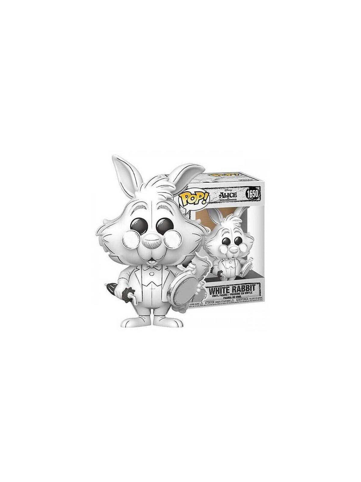 la Figurine pop! Disney Alice in wonderland : sketched White rabbit (N° 1650) est en stock au magasin ciel rouge à Dijon