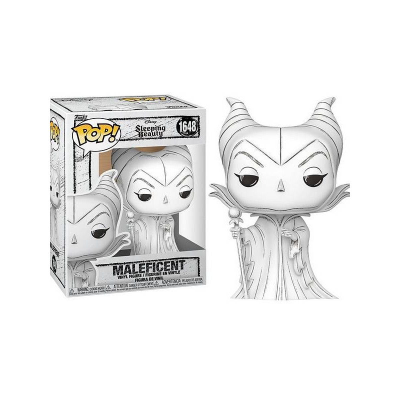 la Figurine pop! Disney Sleeping beauty : sketched Maleficent (N° 1648) est en stock au magasin ciel rouge à Dijon