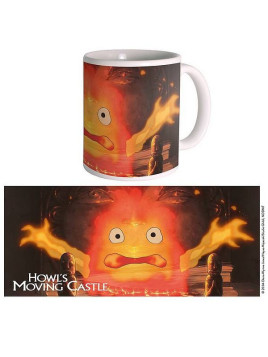 le Mug Ghibli : Le château ambulant - Calcifer est en stock au magasin ciel rouge à Dijon