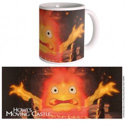 le Mug Ghibli : Le château ambulant - Calcifer est en stock au magasin ciel rouge à Dijon