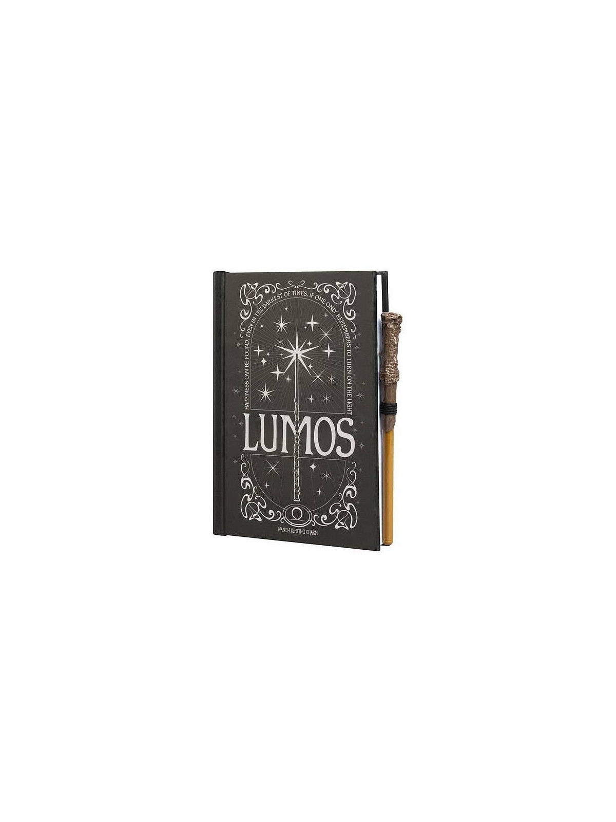 le Carnet de notes avec stylo Harry Potter : lumos maxima est en stock au magasin ciel rouge à Dijon