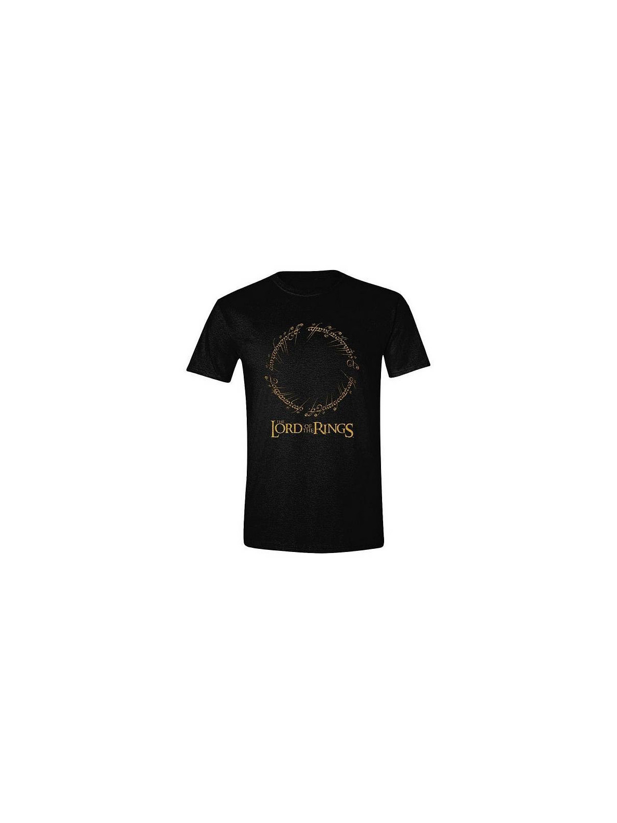 le T-shirt The lord of the rings : Logo ring gold est en stock à la boutique Ciel rouge à Dijon