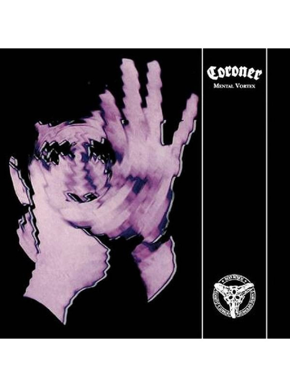 Le disque de Coroner : Mental vortex est disponible en vinyle à ciel rouge, disquaire à Dijon