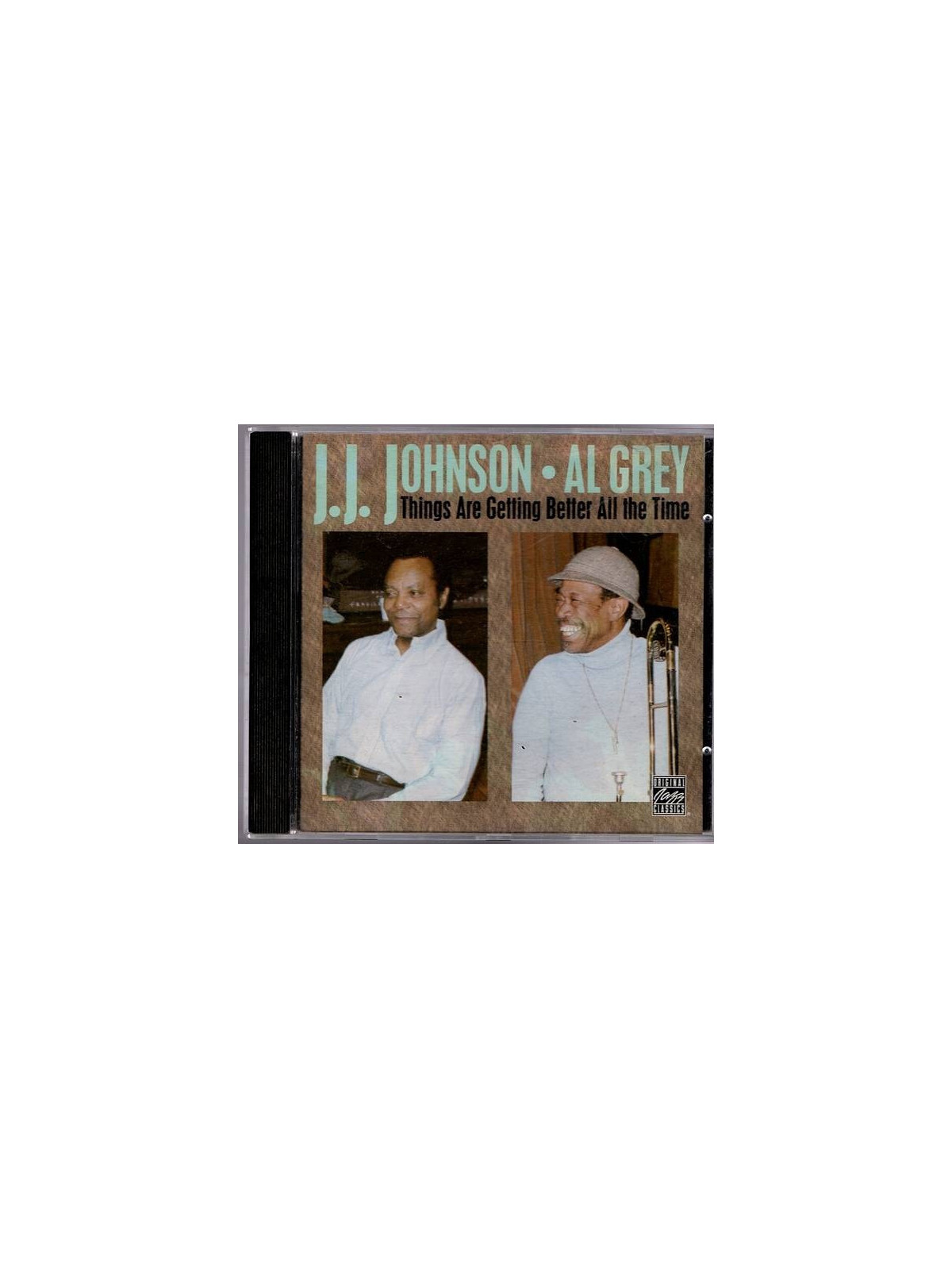 Le disque de J. J. Johnson & Al Grey : Things are getting better all the time (CD)