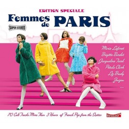 Le disque Femmes de Paris est en stock en 4 CD à ciel rouge, disquaire à Dijon