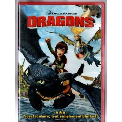 Le film de Chris Sanders & Dean DeBlois : Dragons est en stock en dvd au magasin ciel rouge à Dijon