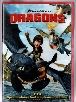 Le film de Chris Sanders & Dean DeBlois : Dragons est en stock en dvd au magasin ciel rouge à Dijon