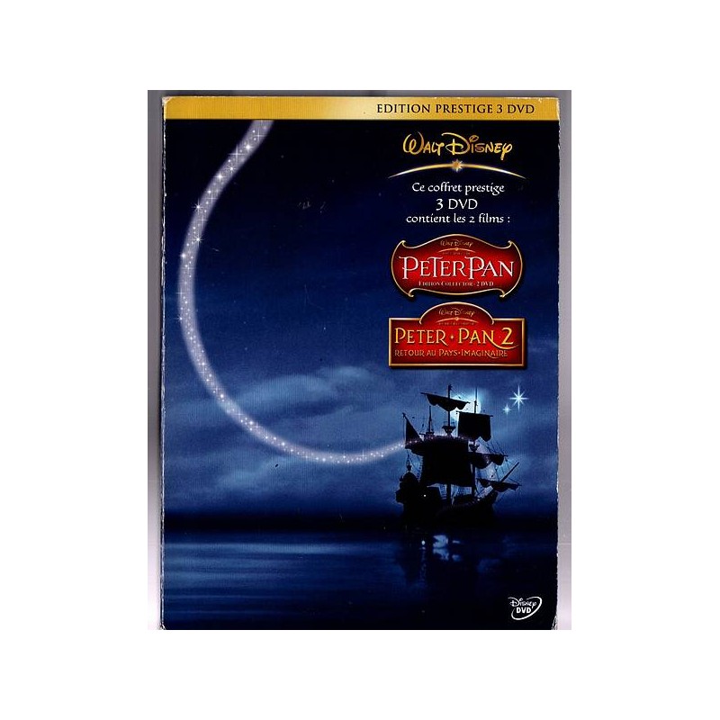 Peter Pan / Peter Pan 2 : retour au pays imaginaire est en stock en dvd au magasin ciel rouge à Dijon