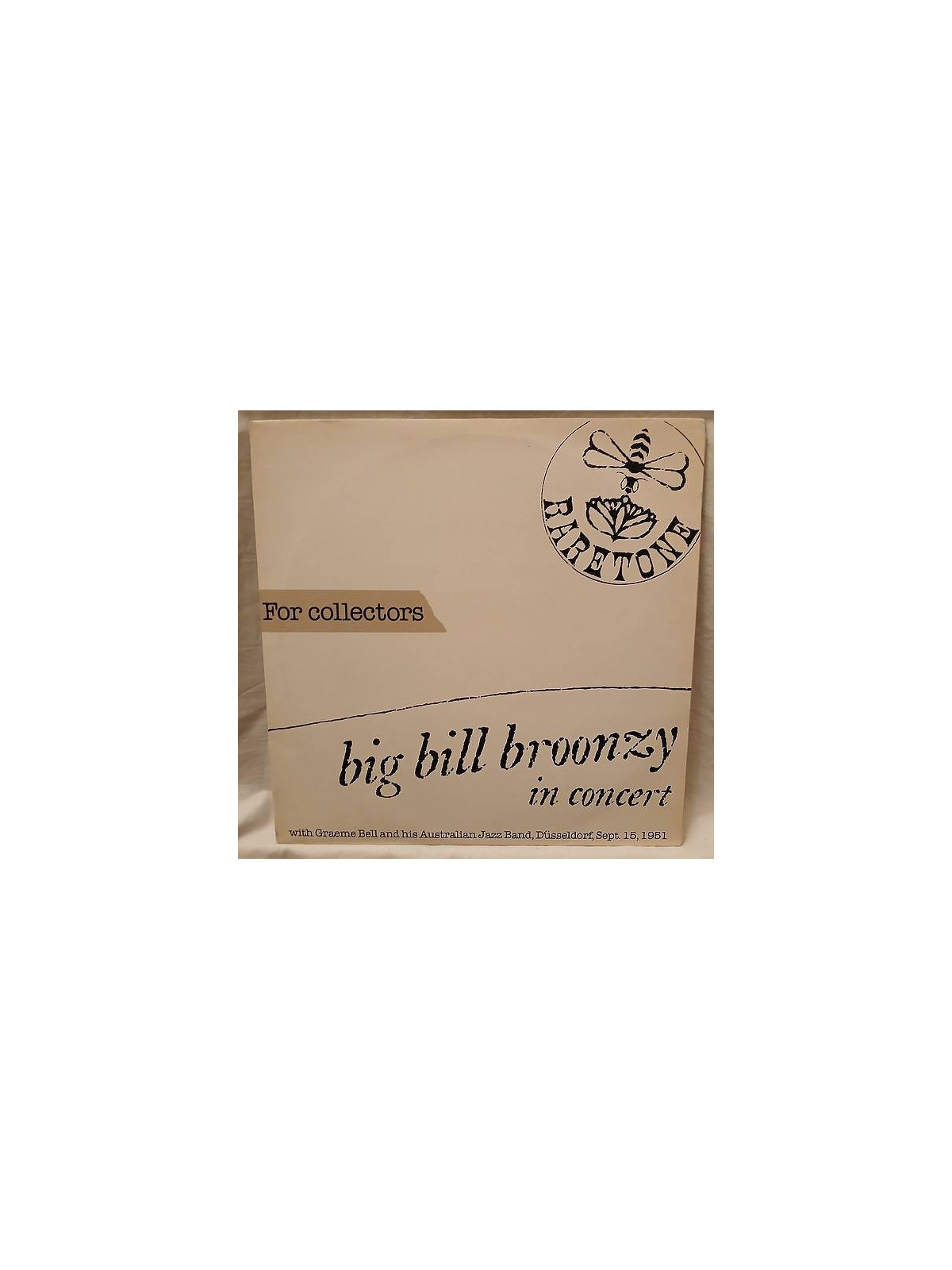 Le disque de Big Bill Broonzy : In concert est disponible en vinyle à Ciel rouge, disquaire à Dijon