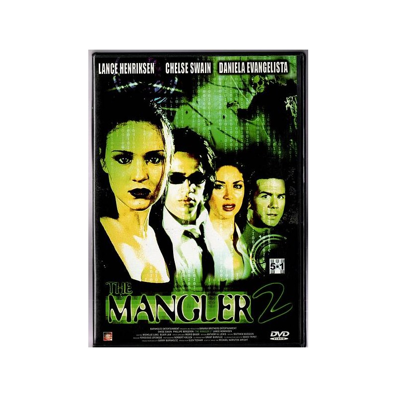 Le film de Michael Hamilton-Wright : The mangler 2 est en stock en DVD à la boutique Ciel rouge à Dijon