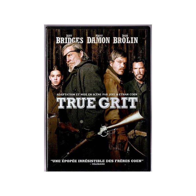 Le film de Joel Coen & Ethan Coen : True grit est en stock en DVD à la boutique Ciel rouge à Dijon