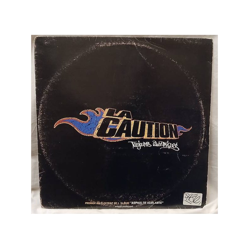 Le disque deLa caution : Toujours électriques est en stock en vinyle à ciel rouge, disquaire à Dijon