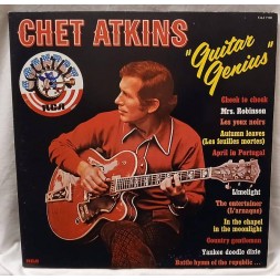 Le disque deChet Atkins : Guitar genius est en stock en vinyle à ciel rouge, disquaire à Dijon