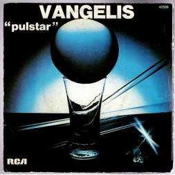 Le disque de Vangelis : Pulstar / Alpha est en stock en vinyle à ciel rouge, disquaire à Dijon