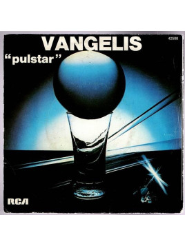 Le disque de Vangelis : Pulstar / Alpha est en stock en vinyle à ciel rouge, disquaire à Dijon