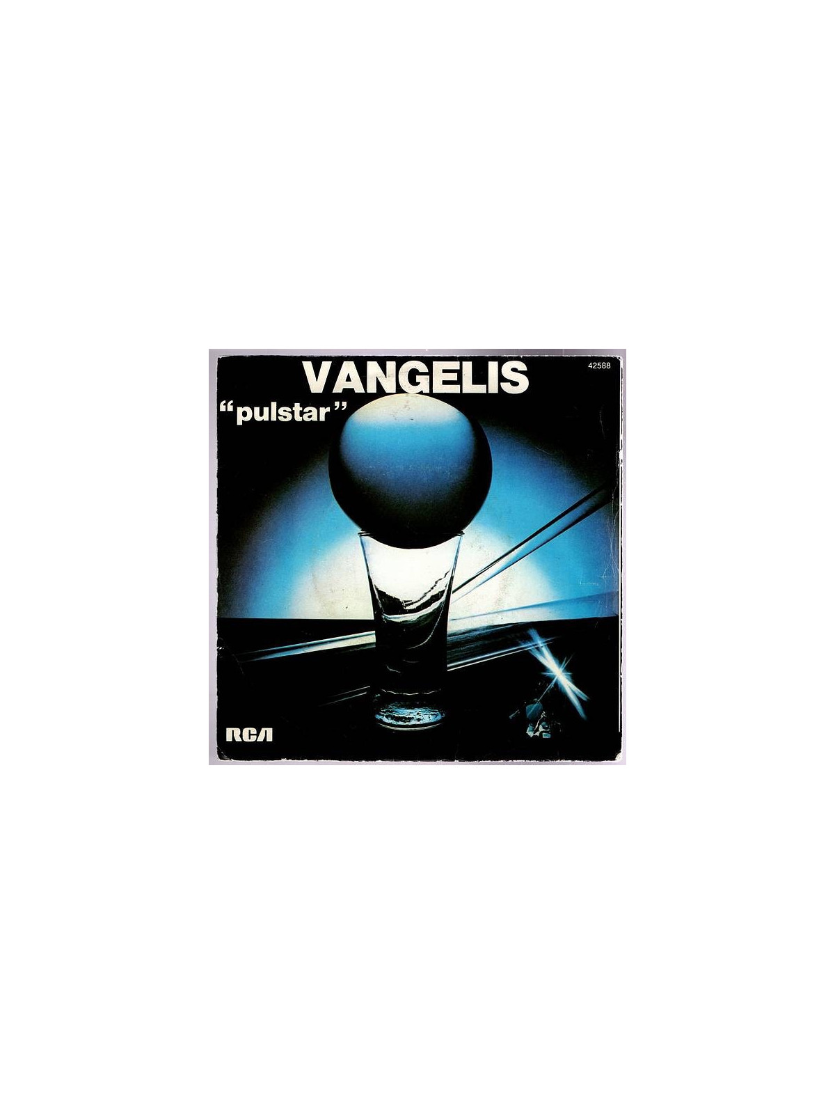 Le disque de Vangelis : Pulstar / Alpha est en stock en vinyle à ciel rouge, disquaire à Dijon