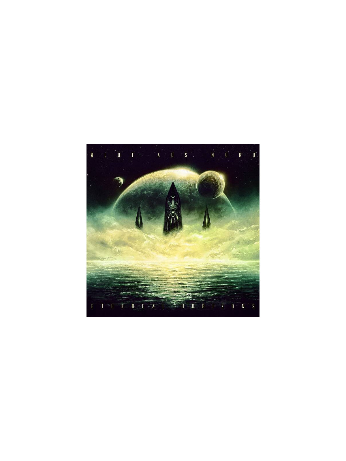 Le disque de Blut aus Nord : Ethereal horizons est en stock en vinyle limité à ciel rouge, disquaire à Dijon