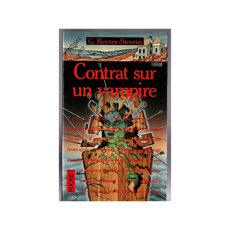 Le livre fantastique Contrat sur un vampire de G Reeves-Stevens est disponible en occasion à Ciel rouge Dijon