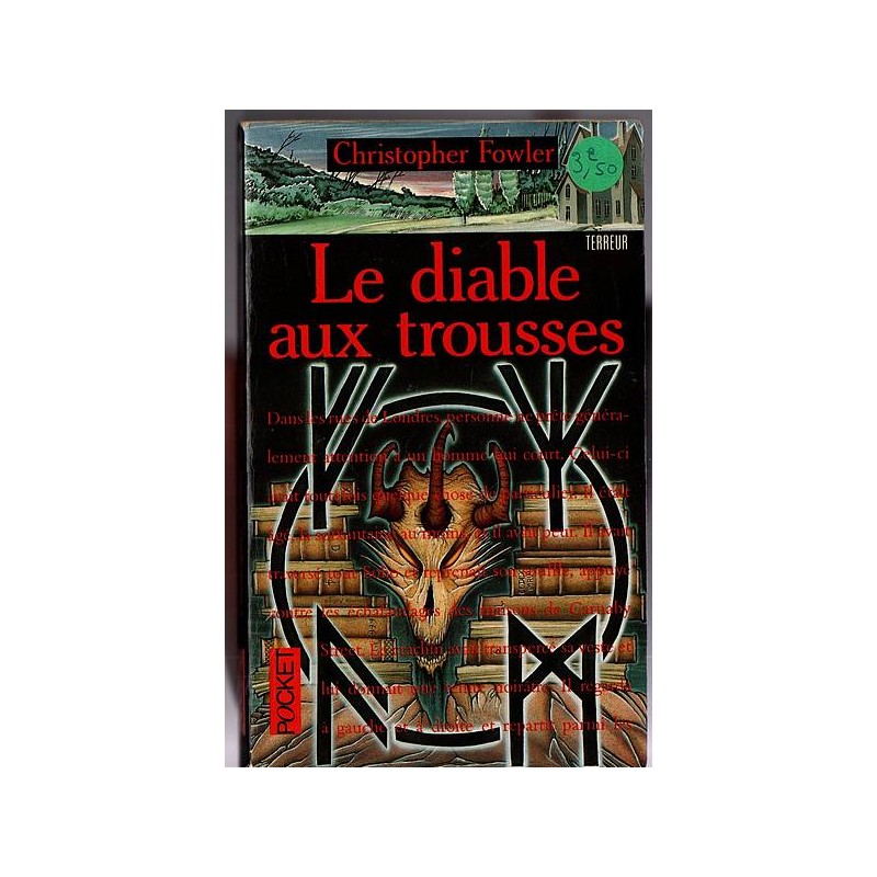 Le roman fantastique Le diable aux trousses de Christopher Fowler est disponible en occasion à Ciel rouge Dijon