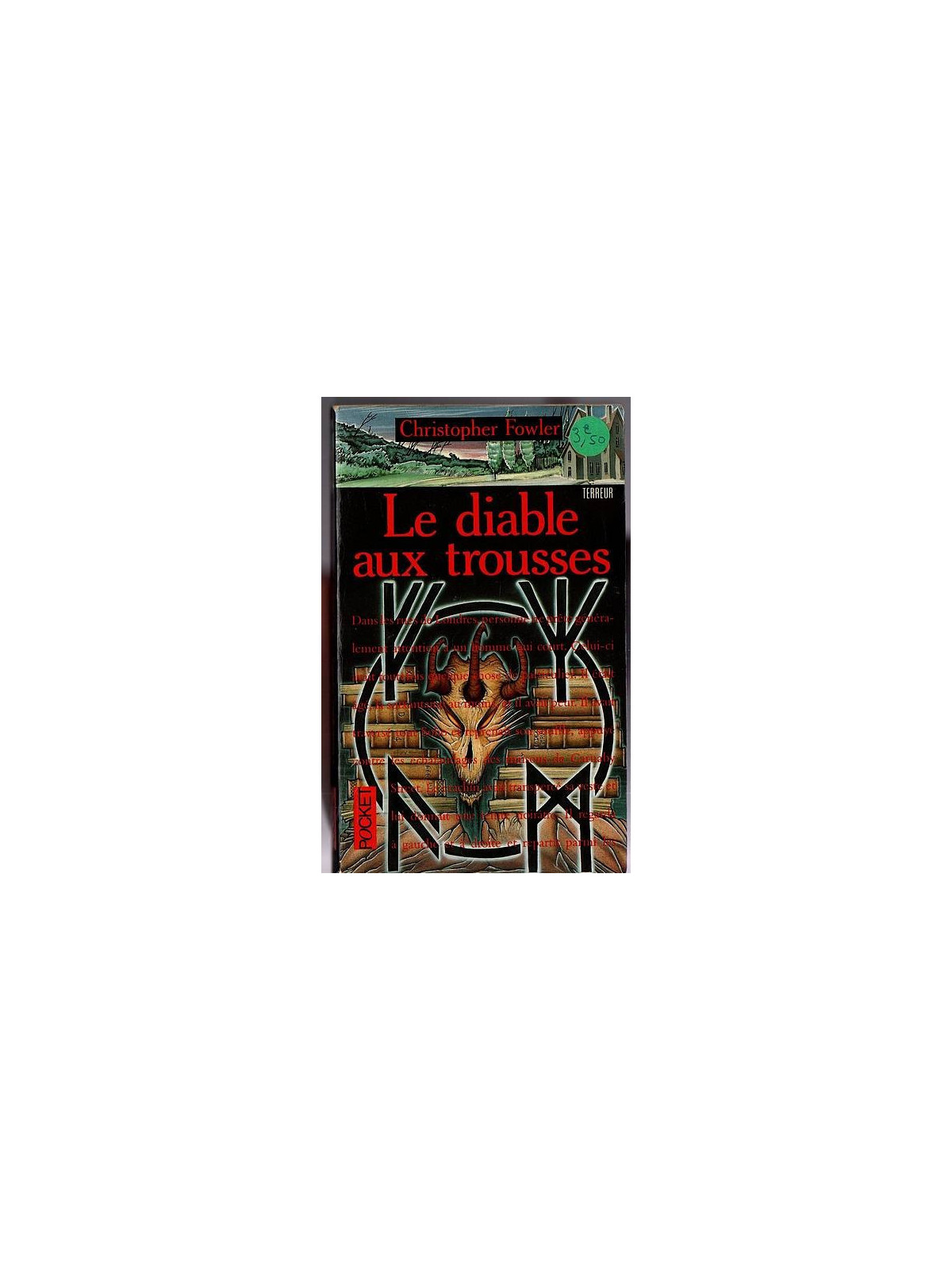 Le roman fantastique Le diable aux trousses de Christopher Fowler est disponible en occasion à Ciel rouge Dijon