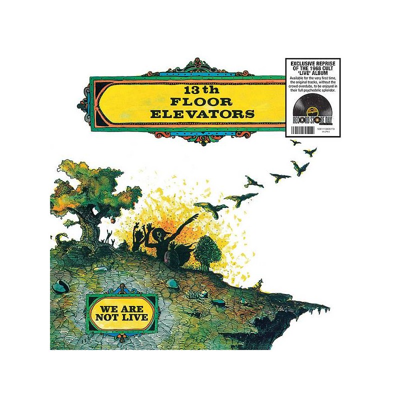 Le vinyle en édition limitée rsd 2026 We are not live de 13th floor elevators est disponible à ciel rouge Dijon