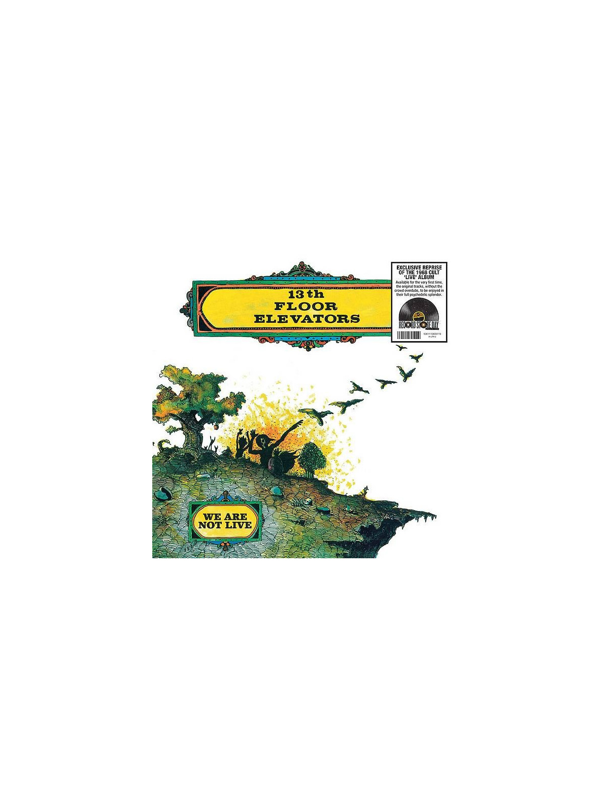 Le vinyle en édition limitée rsd 2026 We are not live de 13th floor elevators est disponible à ciel rouge Dijon