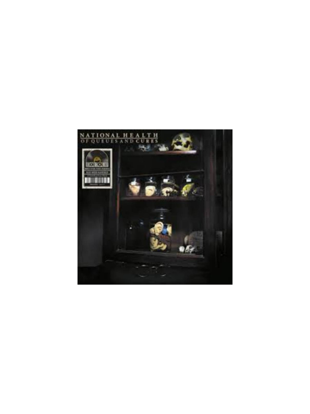 Le vinyle en édition limitée rsd 2026 Of queues and cures de National health est disponible à ciel rouge Dijon