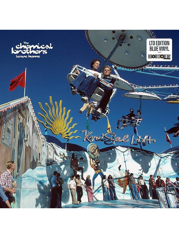 Le vinyle en édition limitée rsd2026 Leave home de The Chemical brothers est disponible à ciel rouge Dijon