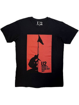 le T-shirt U2 : Carbon blood red sky est en stock au magasin Ciel rouge à Dijon