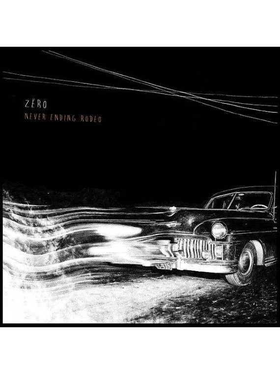 Le vinyle rock Never ending rodeo de Zëro est disponible à Ciel rouge Dijon