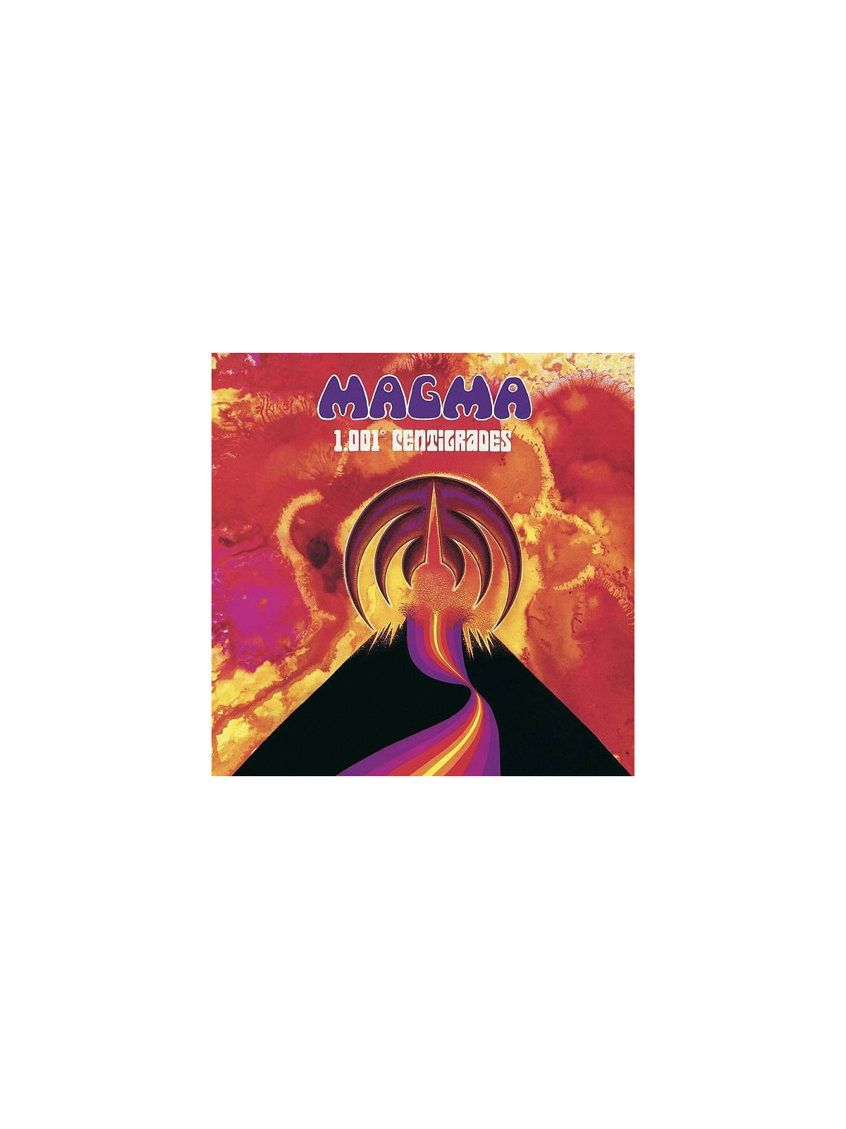 Le vinyle de rock jazz 1001 centigrades de Magma est disponible à Ciel rouge Dijon