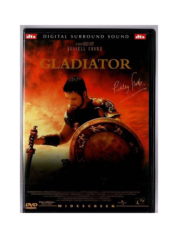 Le film de Ridley Scott : Gladiator est en stock en dvd au magasin Ciel rouge à Dijon