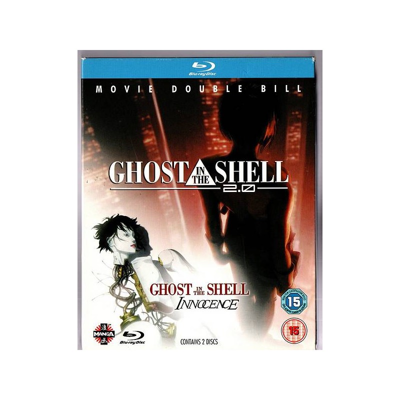 Le film de Mamoru Oshii : Ghost in the shell 2.0  innocence est en stock en blu-ray au magasin Ciel rouge à Dijon