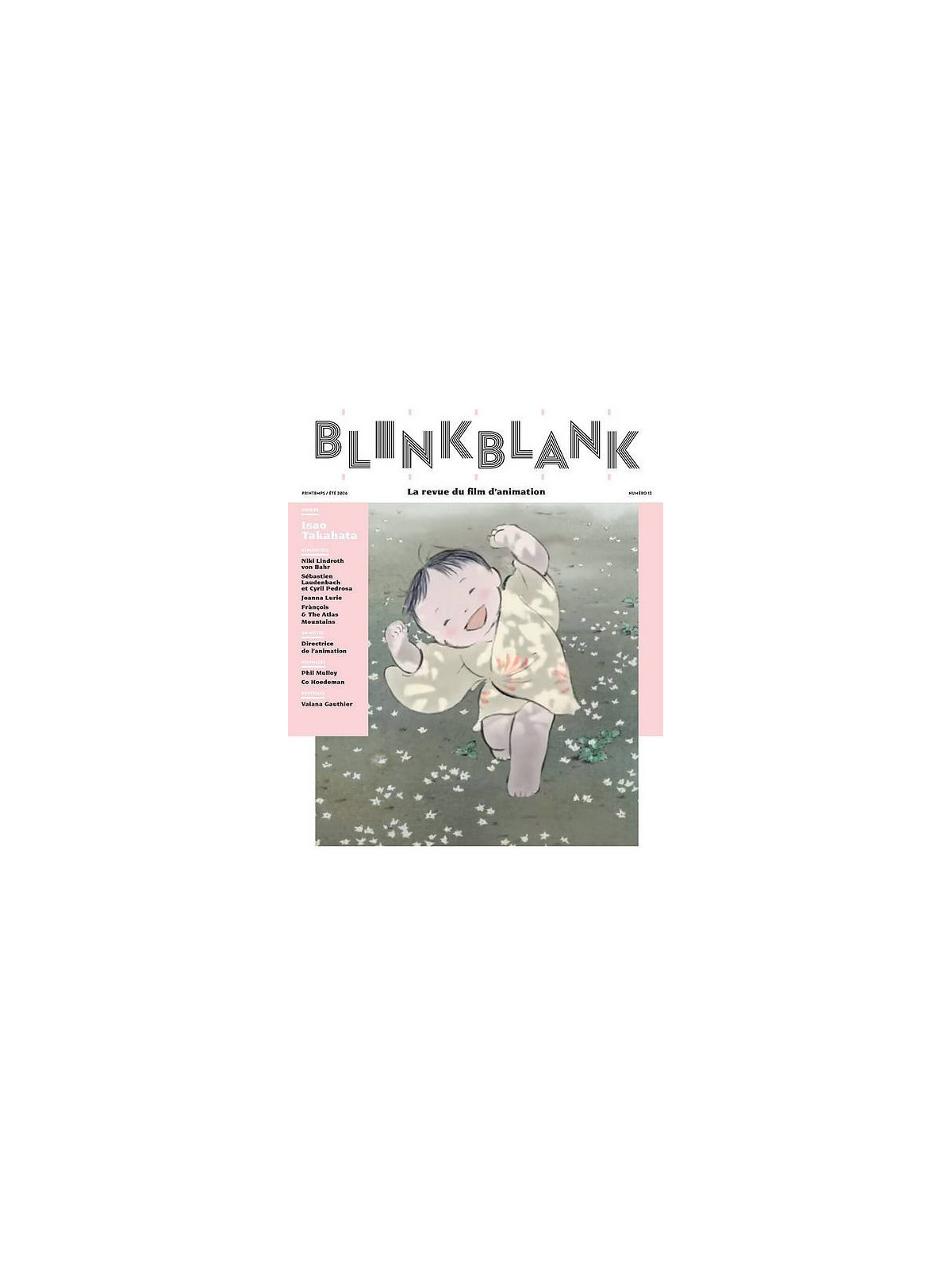 la revue Blink blank 13 est en stock à la librairie spécialisée imaginaire, Ciel rouge à dijon