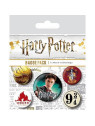 le Lot de 5 badges Harry Potter : Gryffindor est en stock à la boutique Ciel rouge à Dijon