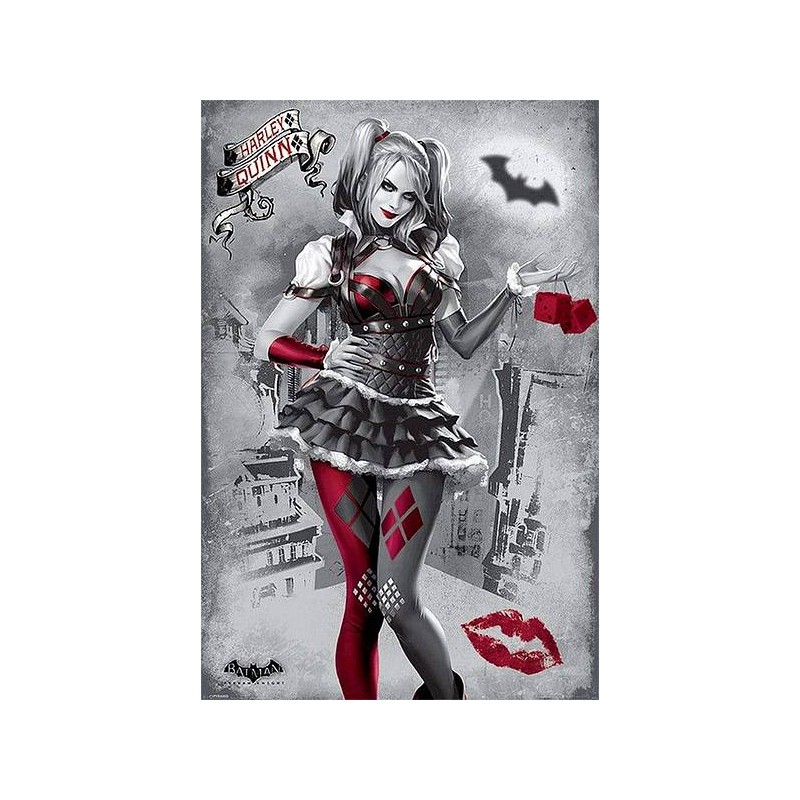 l'Affiche Batman Arkham knight : Harley Quinn est en stock au magasin Ciel rouge situé au centre-ville de Dijon