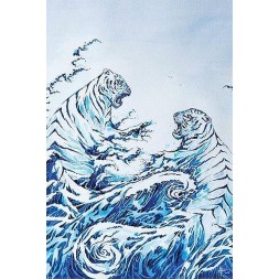 l'Affiche Marc Allante : The crashing waves est en stock au magasin Ciel rouge situé au centre-ville de Dijon