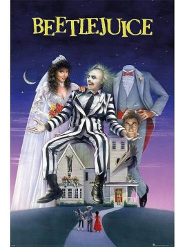 l'Affiche Beetlejuice : Recently deceased est en stock au magasin Ciel rouge situé au centre-ville de Dijon
