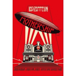 l'Affiche Led zeppelin : Mothership red est en stock au magasin Ciel rouge situé au centre-ville de Dijon