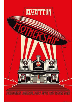 l'Affiche Led zeppelin : Mothership red est en stock au magasin Ciel rouge situé au centre-ville de Dijon