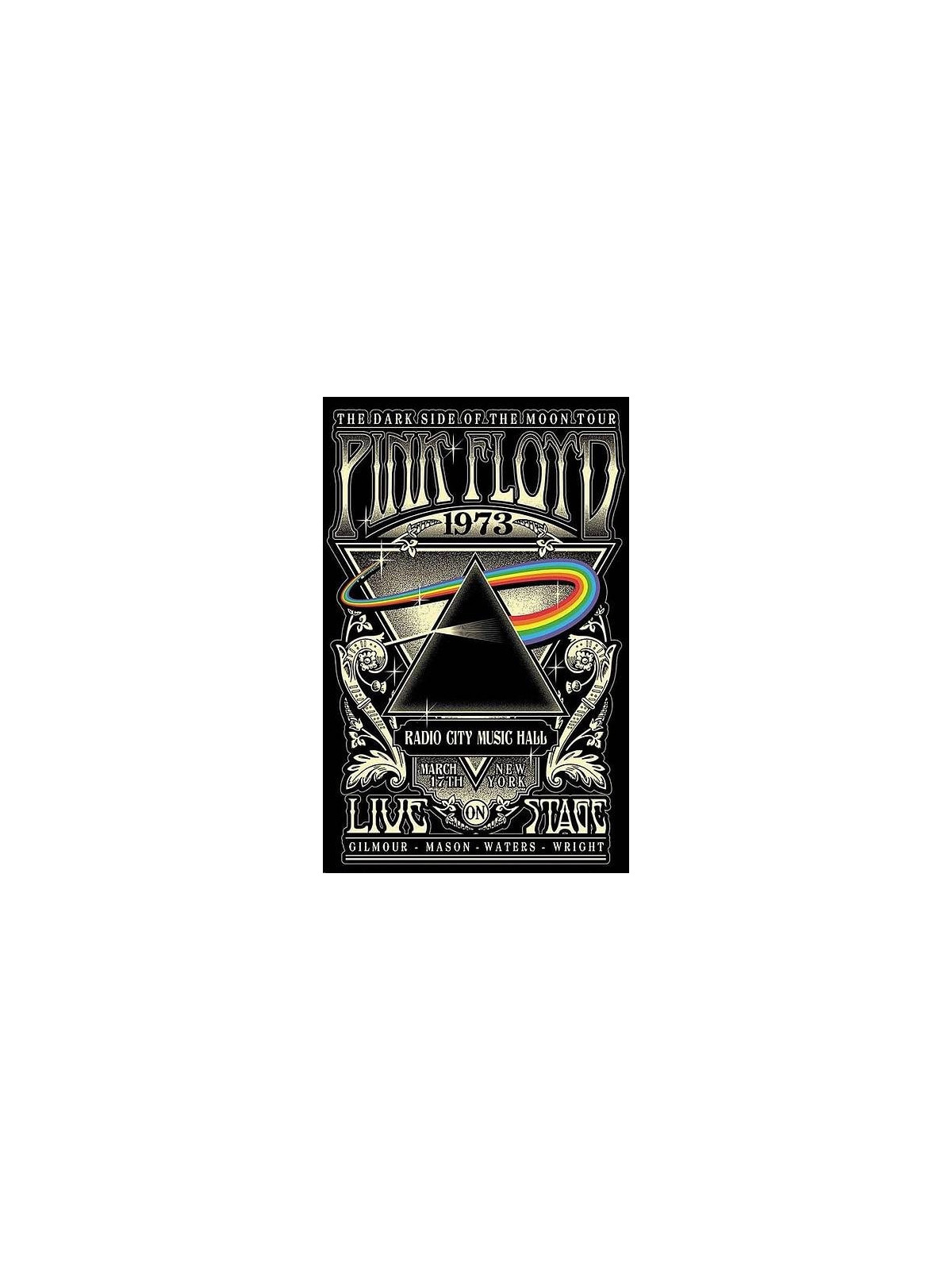 l'Affiche Pink Floyd : The dark side of the moon tour 73 est en stock au magasin Ciel rouge situé au centre-ville de Dijon