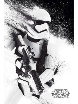 l'Affiche Star wars : Episode VII stormtrooper paint est en stock au magasin Ciel rouge situé au centre-ville de Dijon