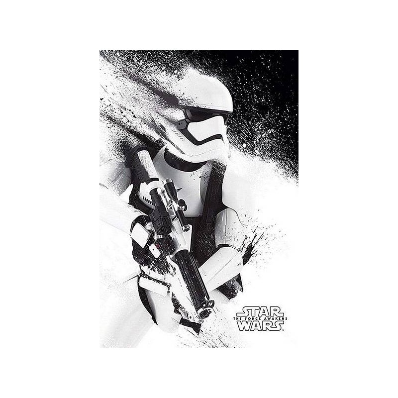 l'Affiche Star wars : Episode VII stormtrooper paint est en stock au magasin Ciel rouge situé au centre-ville de Dijon
