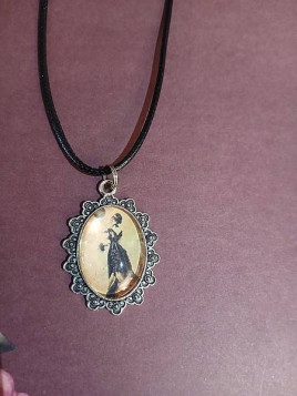Collier cabochon Femme steampunk