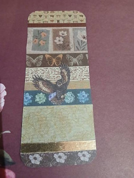 Le marque-page artisanal collage HIBOU est disponible à Ciel rouge Dijon