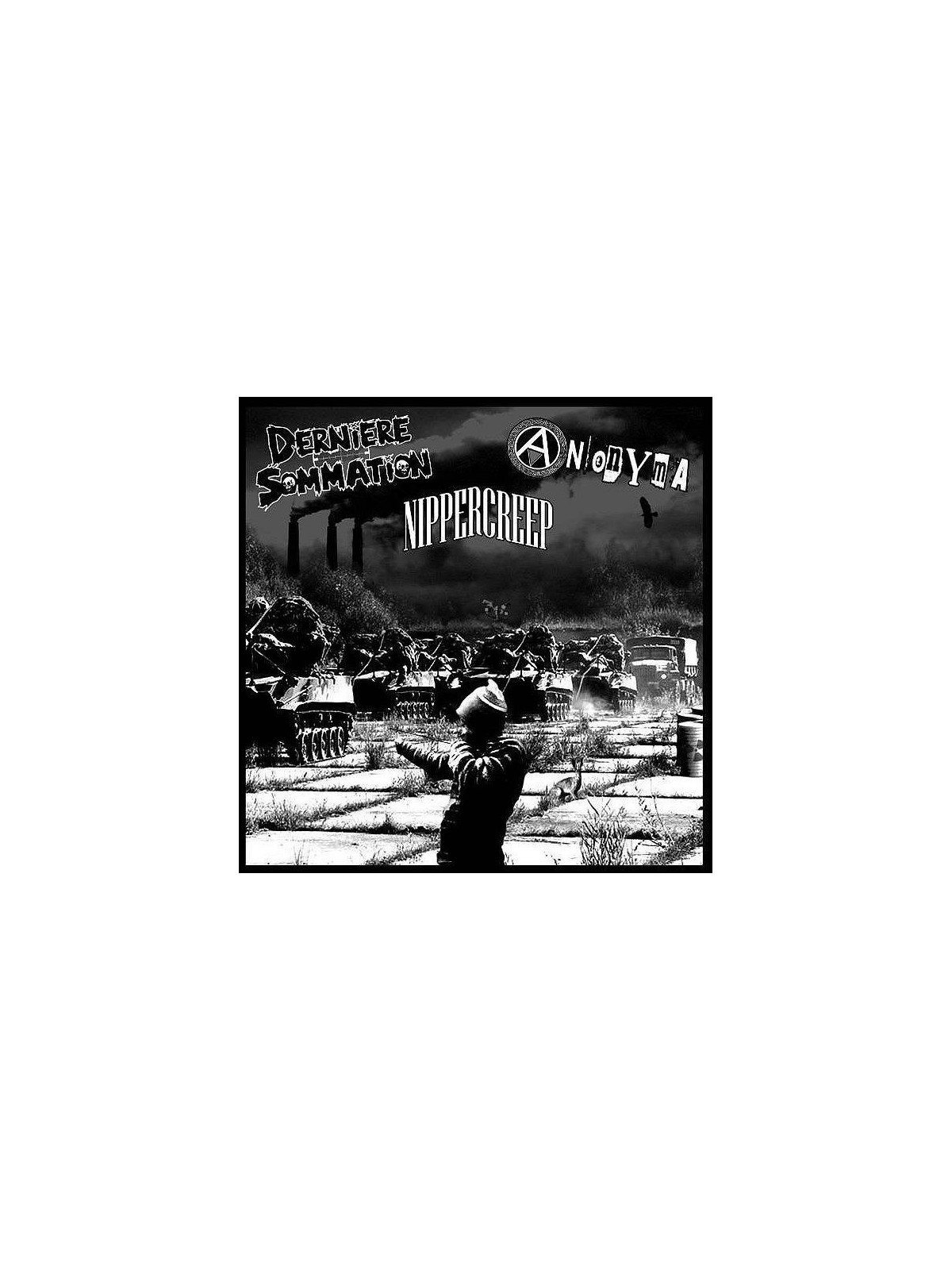 Le disque de Dernière sommation / Anonyma / Nippercreep est disponible en vinyle à Ciel rouge, disquaire à Dijon