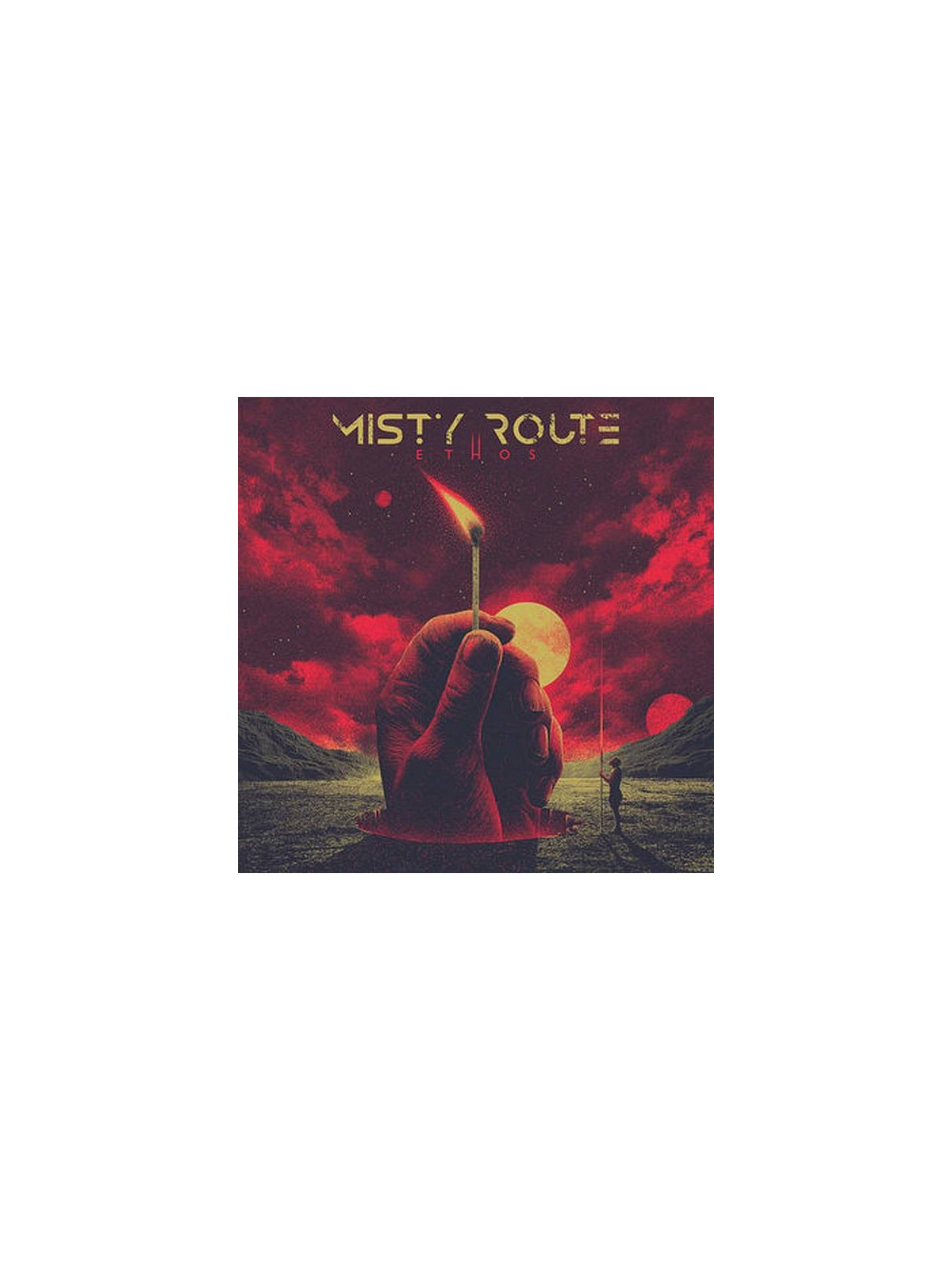 Le disque de Misty route : Ethos est disponible en cd à Ciel rouge, disquaire à Dijon