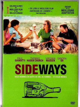 Le film deAlexander Payne : Sideways est en stock en dvd au magasin Ciel rouge à Dijon