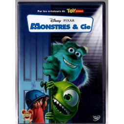 Le film dePete Docter, David Silverman & Lee Unkrich : Monstres & Cie est en stock en dvd au magasin Ciel rouge à Dijon